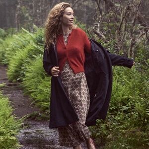 NWOT Doen Petra Cardigan in Cerise size S